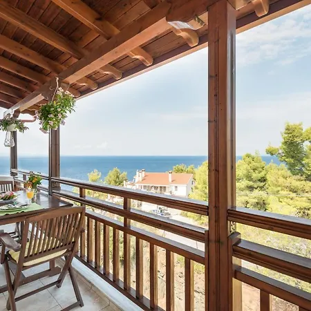 Elegant With Sea View In | 93 Sqm Apartment Neos Marmaras